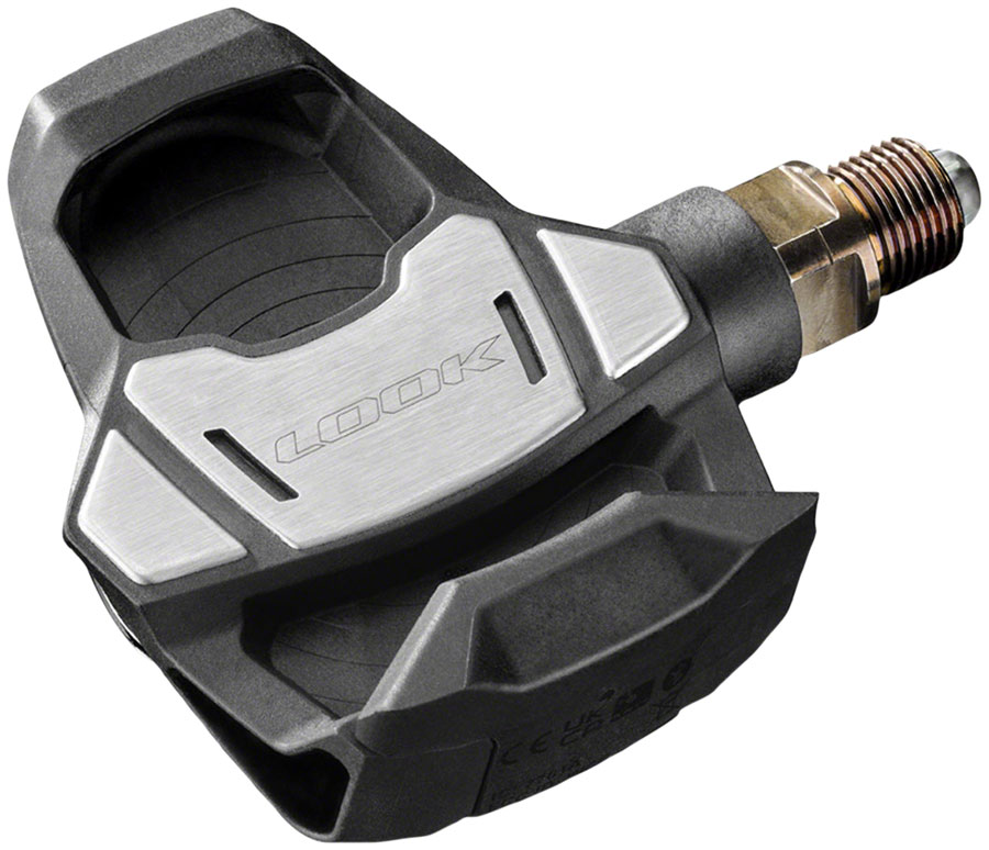 LOOK KEO BLADE Carbon Single Power Pedals - Single Sided Clipless, Chromoly, 9/16", Black, 12Nm