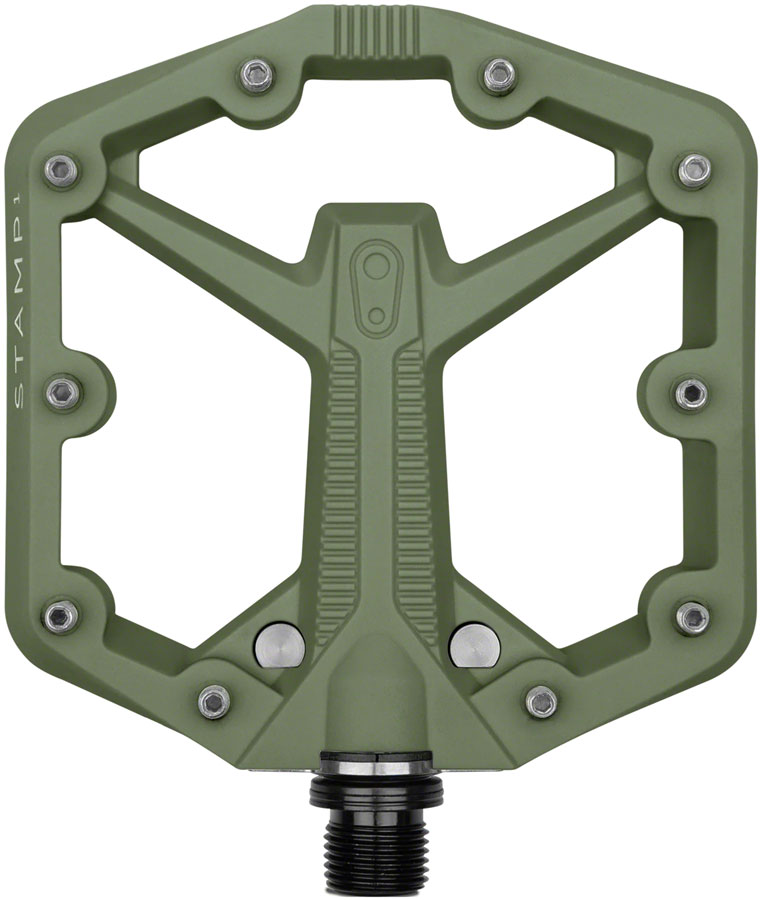 Crankbrothers Stamp 1 Gen 2 Pedals - Platform, Composite, 9/16", Green, Small