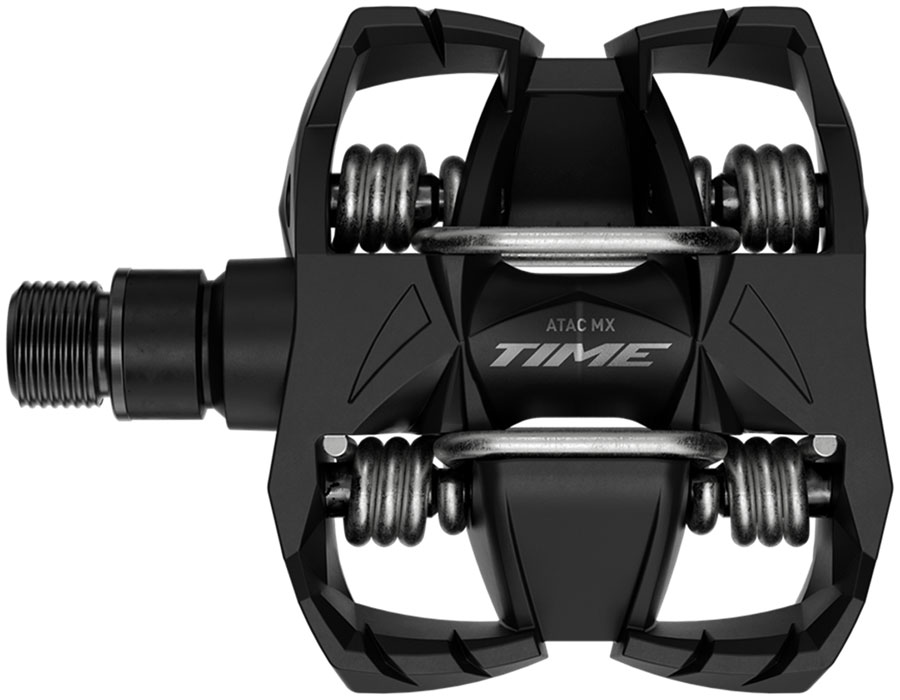 Time MX Pedals - Dual Sided Clipless with Platform, Aluminum, 9/16", Black, C1