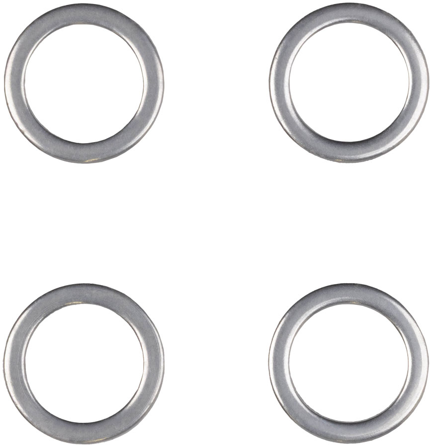 MicroSHIFT Pedal Washers - Stainless Steel, Set of 4