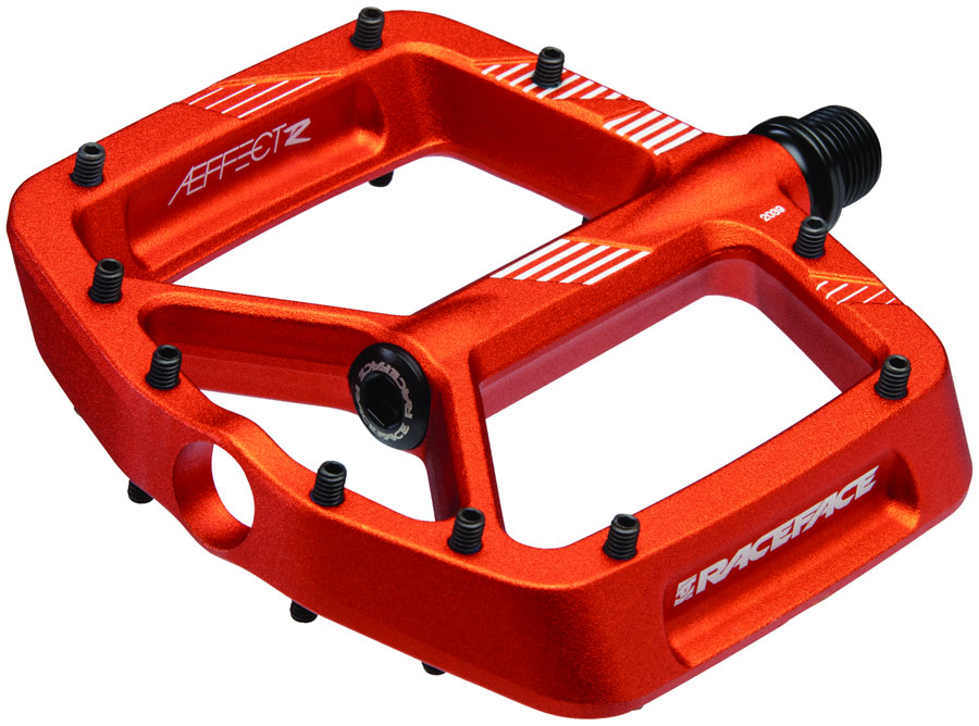 RaceFace Aeffect R Pedals - Platform, Aluminum, 9/16", Orange