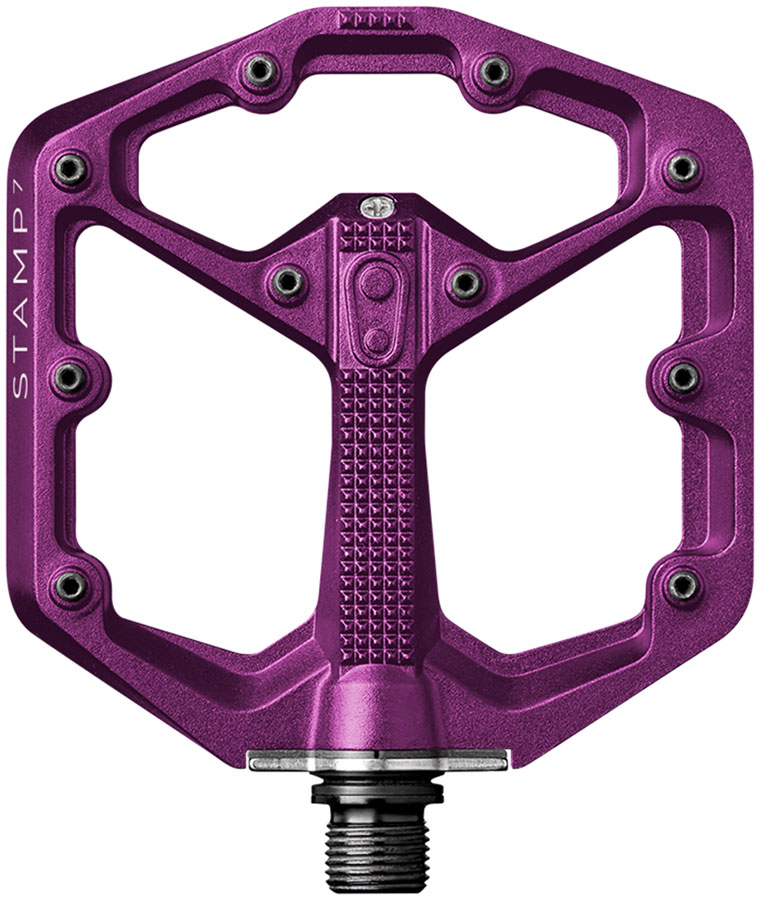 Crankbrothers Stamp 7 Pedals - Platform, Aluminum, 9/16", Purple, Small