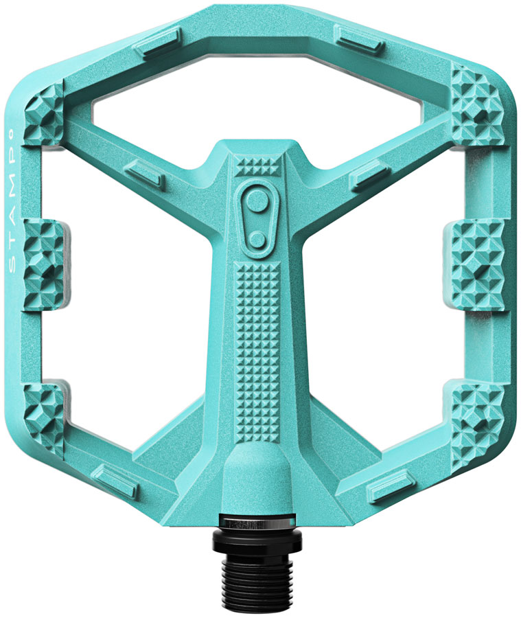 Crankbrothers Stamp 0 Pedals - Platform, Composite, 9/16", Turquoise, Small