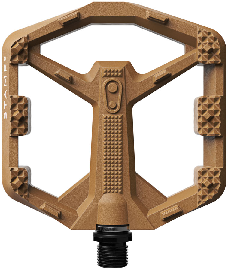 Crankbrothers Stamp 0 Pedals - Platform, Composite, 9/16", Brown, Small