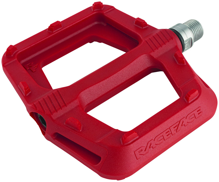 RaceFace Ride Pedals - Platform, Composite, 9/16", Red