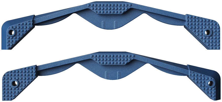 Crankbrothers Stamp Evo Bashguards - Large, Blue
