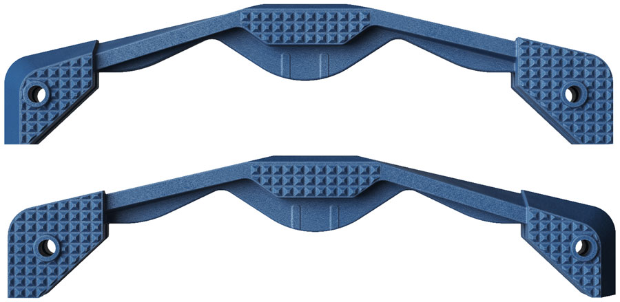 Crankbrothers Stamp Evo Bashguards - Small, Blue
