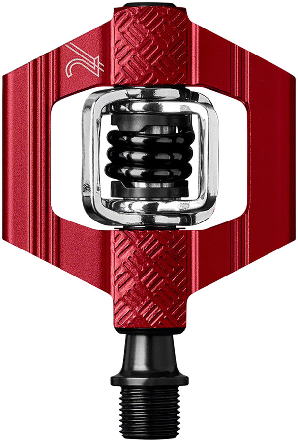 Crankbrothers Candy 2 Pedals - Dual Sided Clipless, Aluminum, 9/16", Red