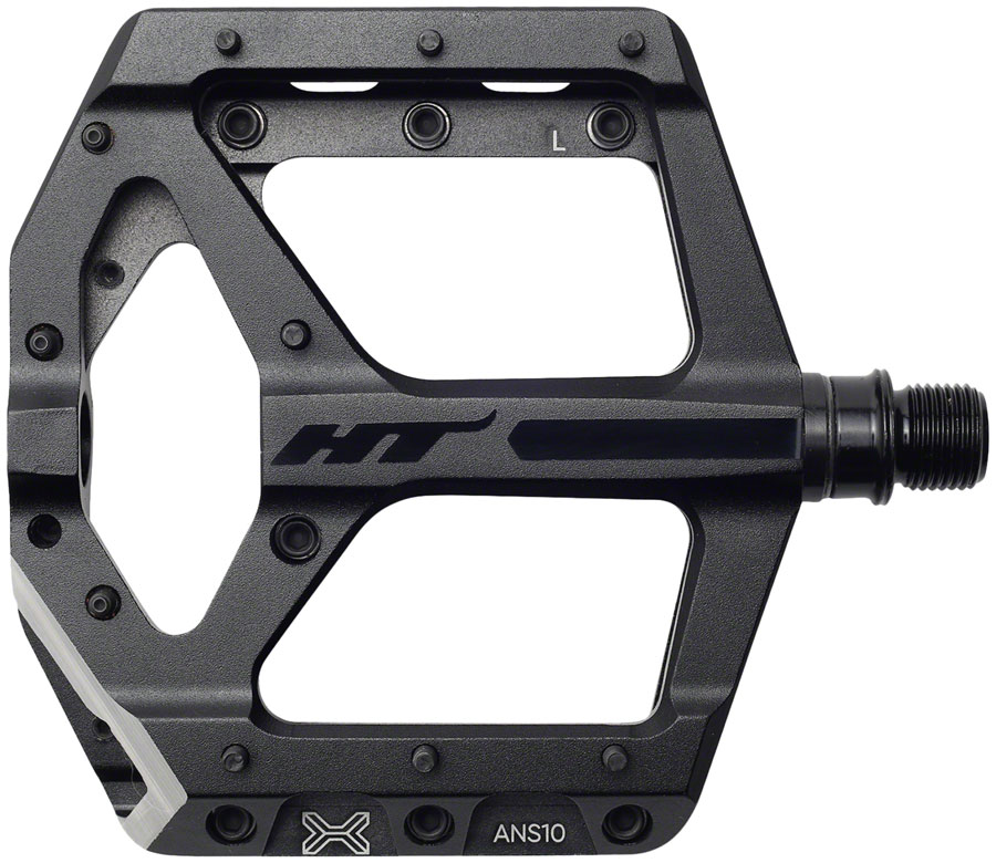 HT Components ANS10 Pedals - Platform, Aluminum, 9/16", Stealth Black