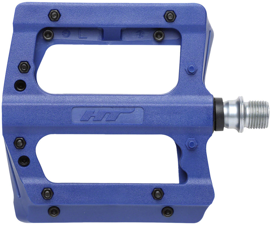 HT Components PA12A Pedals - Platform, Composite, 9/16", Dark Blue