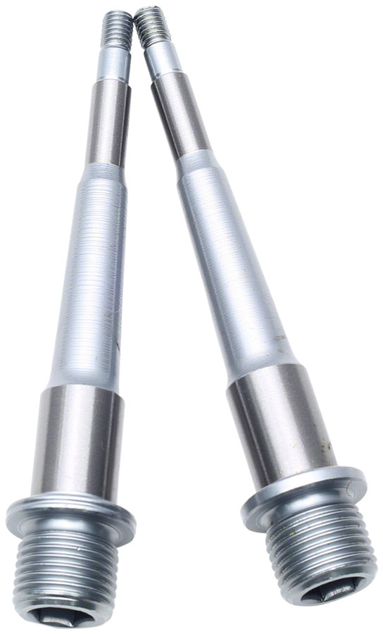 HT Components EVO+ Pedal Spindle - AE03/AE05 IGUS, Chromoly, Silver