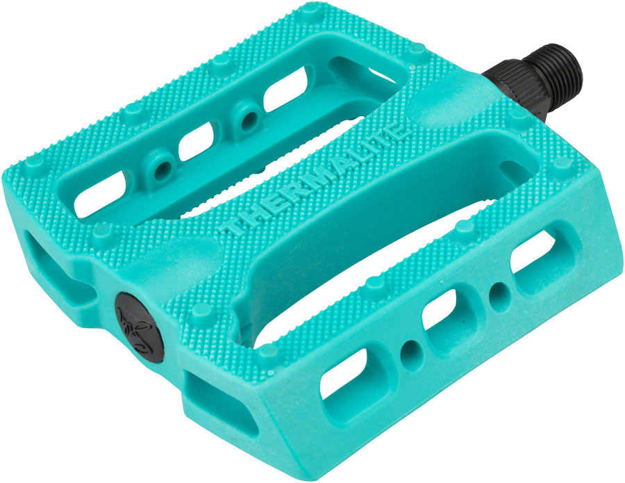Stolen Thermalite Pedals - Platform, Composite/Plastic, 9/16", Caribbean Green