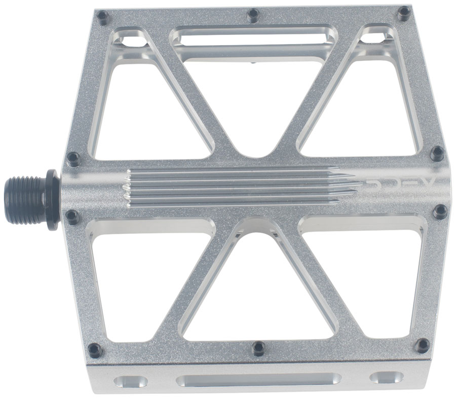 5DEV Flatline Pedals - Platform, Aluminum, 9/16", Raw