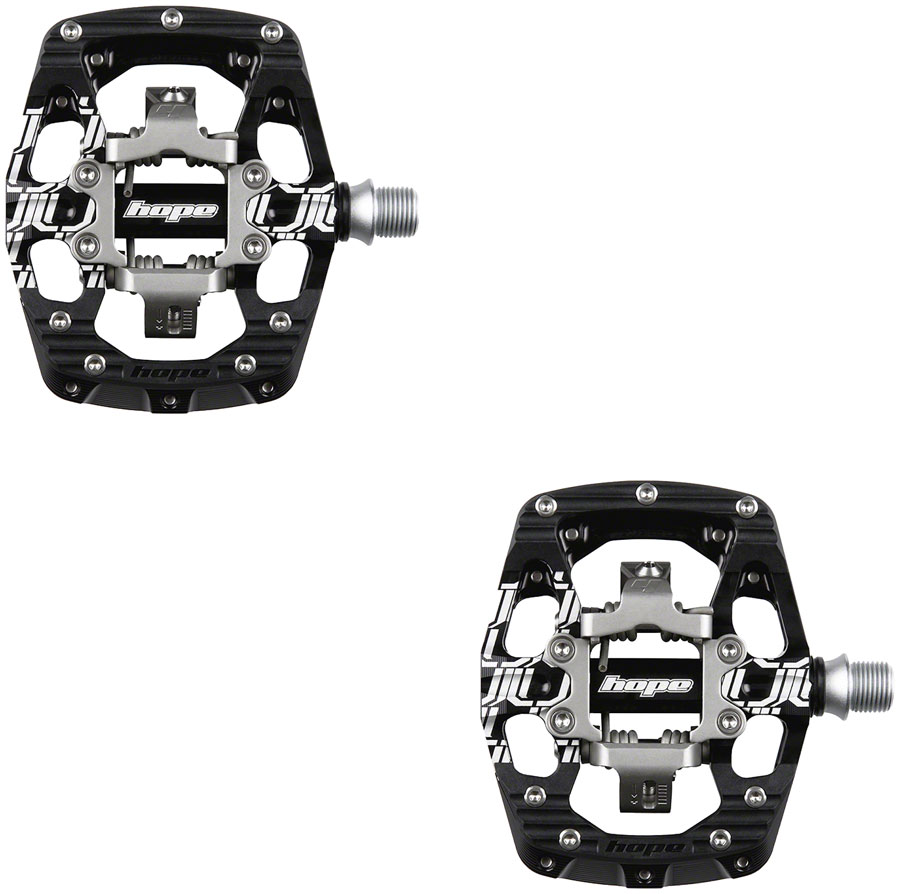 Hope Union GC Pedals - Dual Sided Clipless with Platform, 9/16", Black