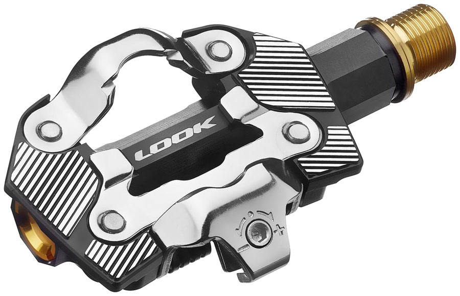 LOOK X-One-G Ti Pedals - Single Sided Clipless, Aluminum, 9/16", Black