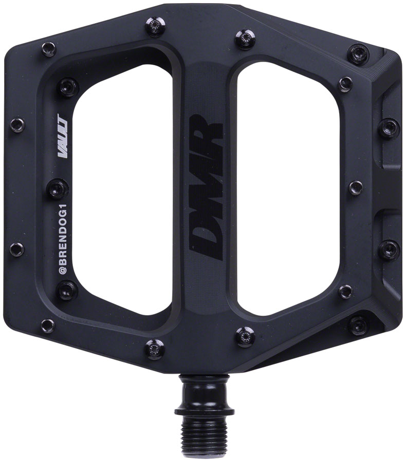 DMR Vault Pedals - Platform, Aluminum, 9/16", Matte Black, Brendog Edition