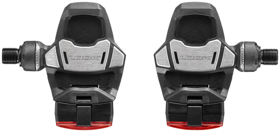 LOOK KEO Blade Carbon Ceramic Vision Pedals - Single Sided Clipless, Carbon, 9/16", Black, 53mm QF