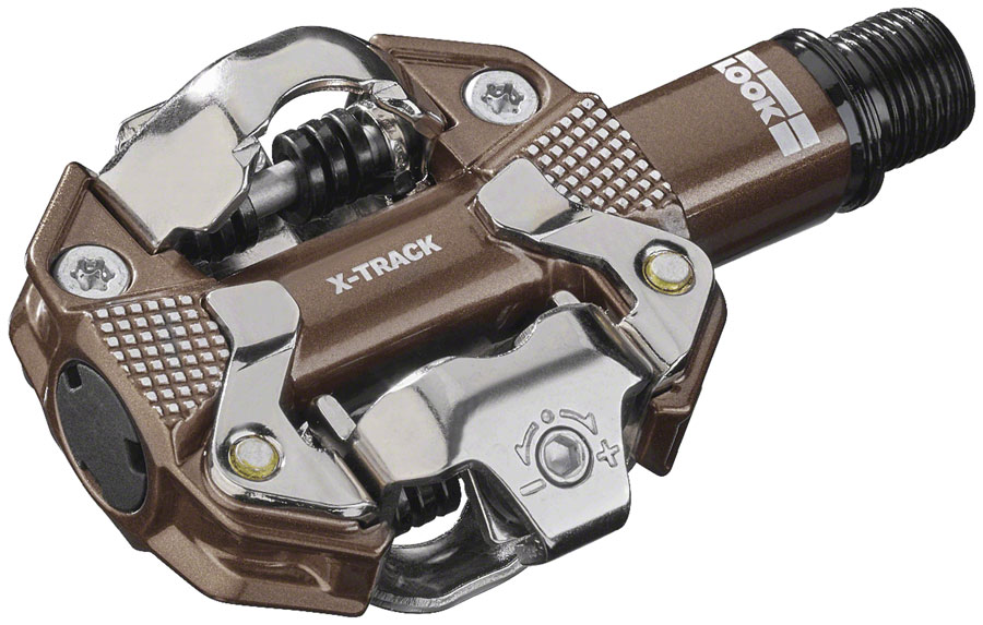 LOOK X-Track Pedals - Dual Sided Clipless, Aluminum,  9/16", Gravel Edition