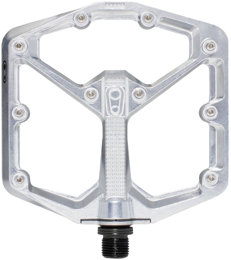 Crankbrothers Stamp 7 Pedals - Platform, Aluminum, 9/16", High Polish Silver, Large