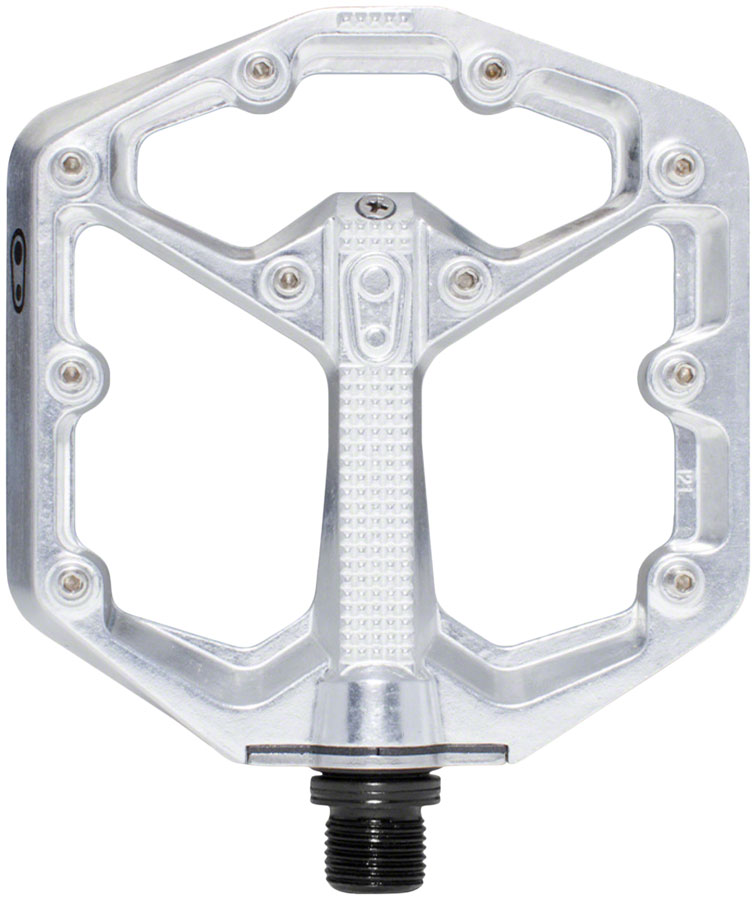 Crankbrothers Stamp 7 Pedals - Platform, Aluminum, 9/16", High Polish Silver, Small