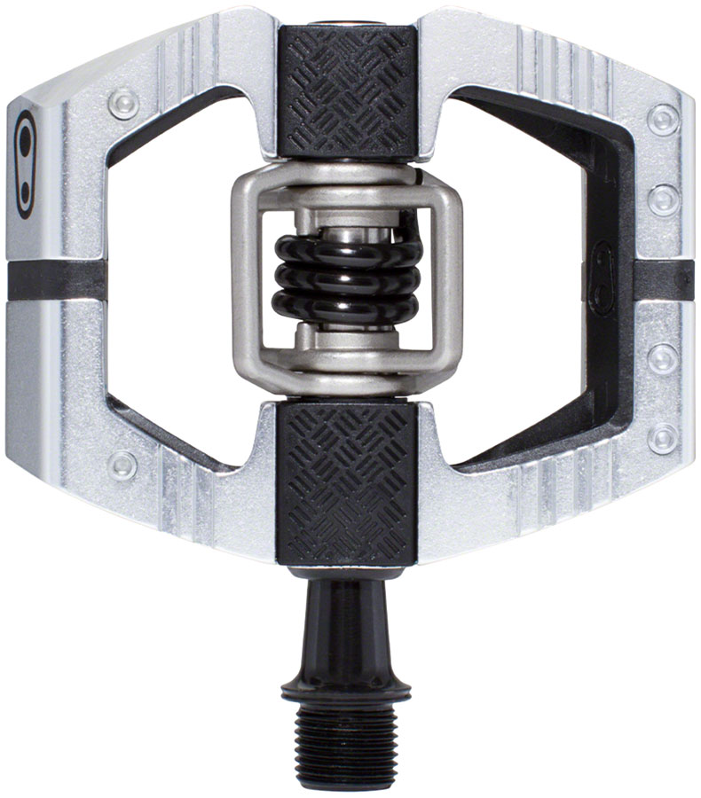 Crankbrothers Mallet E LS Pedals - Dual Sided Clipless with Platform, Aluminum, 9/16", High Polish Silver