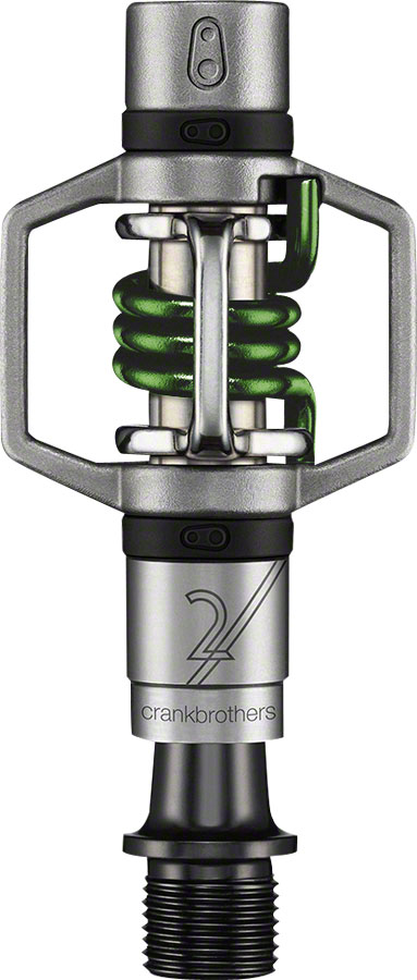 Crankbrothers Egg Beater 2 Pedals - Dual Sided Clipless, 9/16", Green
