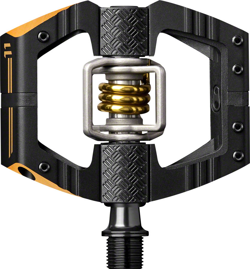 Crankbrothers Mallet Enduro 11 Pedals - Dual Sided Clipless, Aluminum, 9/16", Black/Gold