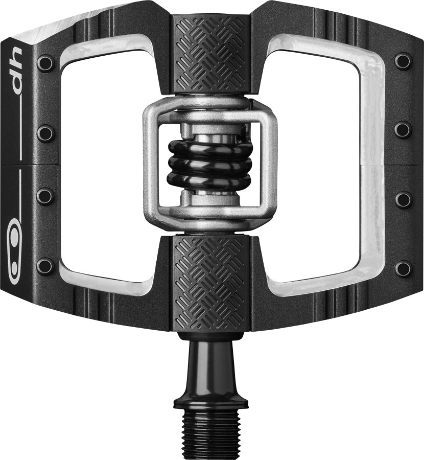 Crankbrothers Mallet DH Pedals - Dual Sided Clipless with Platform, Aluminum, 9/16", Black