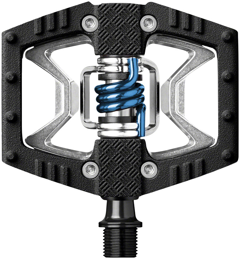Crankbrothers Double Shot 2 Pedals - Single Side Clipless with Platform, Aluminum, 9/16", Black