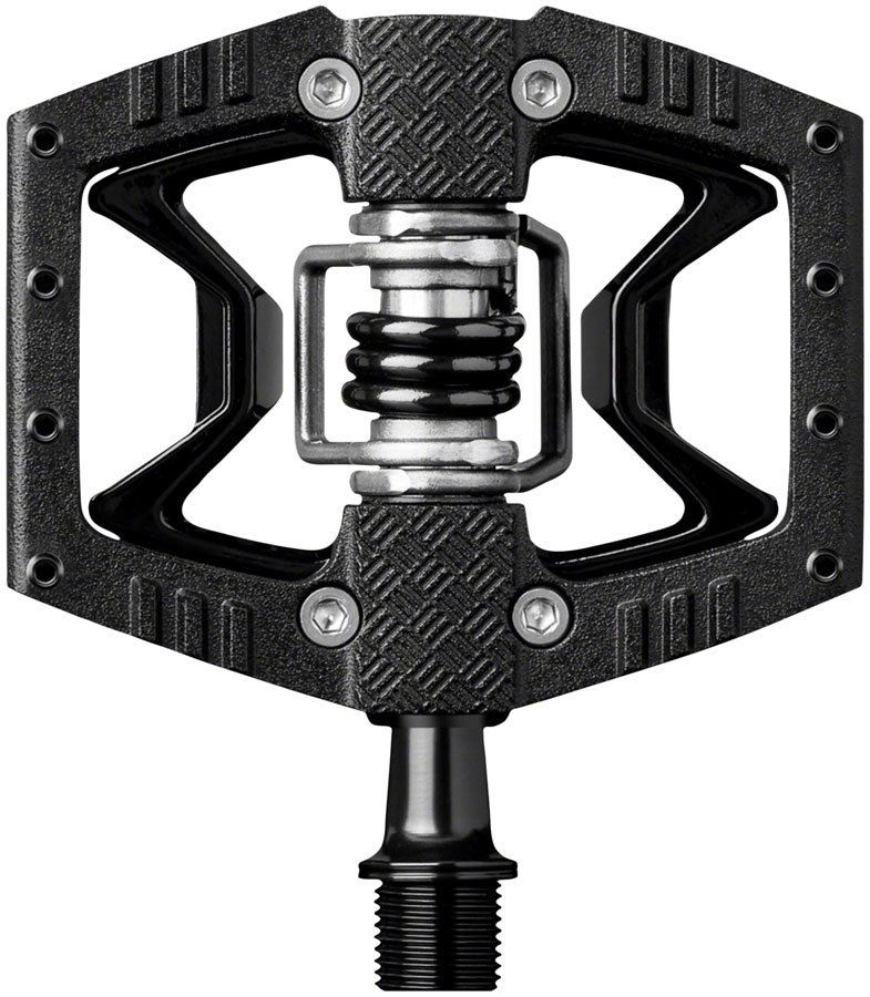 Crankbrothers Double Shot 3 Pedals - Single Side Clipless with Platform, Aluminum, 9/16", Black