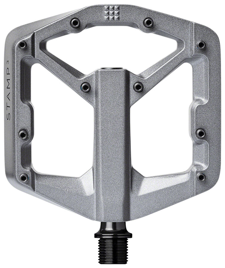 Crankbrothers Stamp 3 Pedals - Platform, Magnesium, 9/16", Gray, Small
