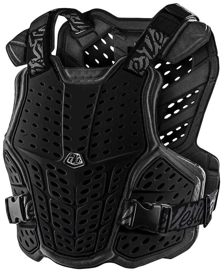 Troy Lee Rockfight Chest Protector - Solid Black, Medium/Large