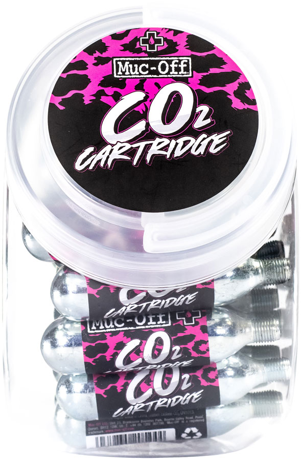 Muc-Off Countertop 16g CO2  Refill Cartridge Jar - Quantity 40