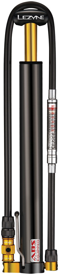 Lezyne Micro Floor Drive  HV Gauge Pump - Black