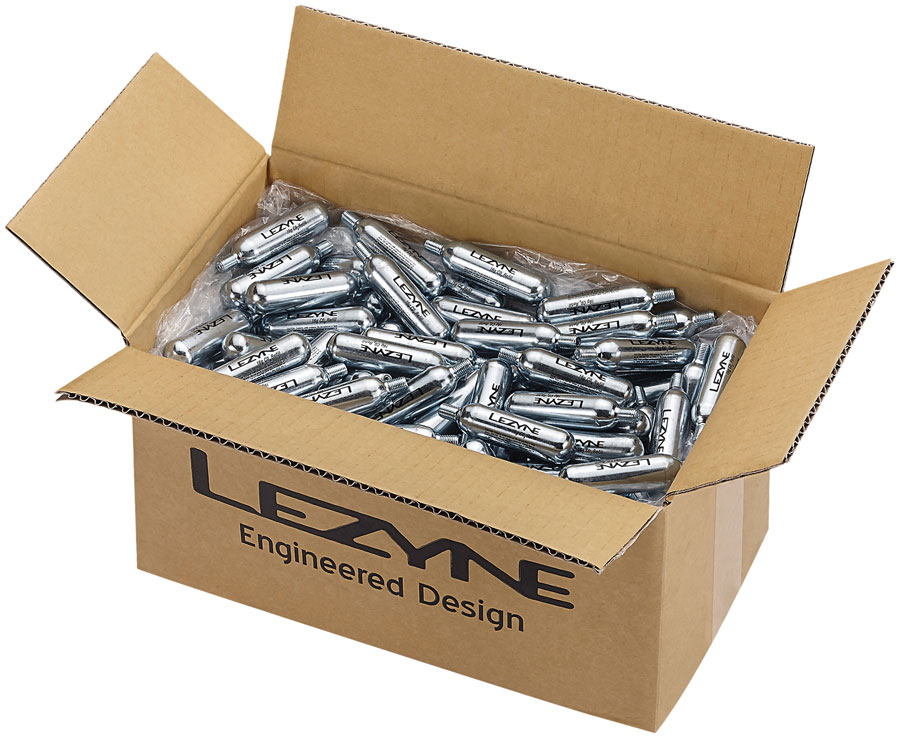 Lezyne 16g CO2 Cartridge, Bulk Box of 250