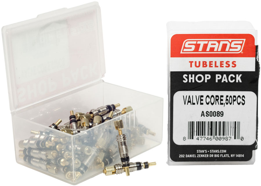 Stan's Tubeless Universal Valve Cores - Presta, 50 Pack