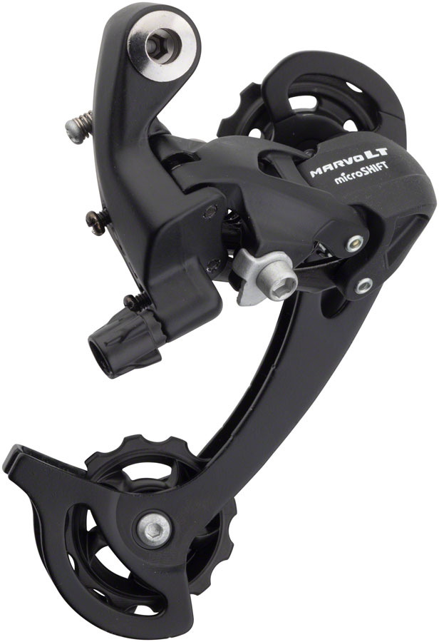 microSHIFT MarvoLT M46 Rear Derailleur - 8/9 Speed, Long Cage, Black