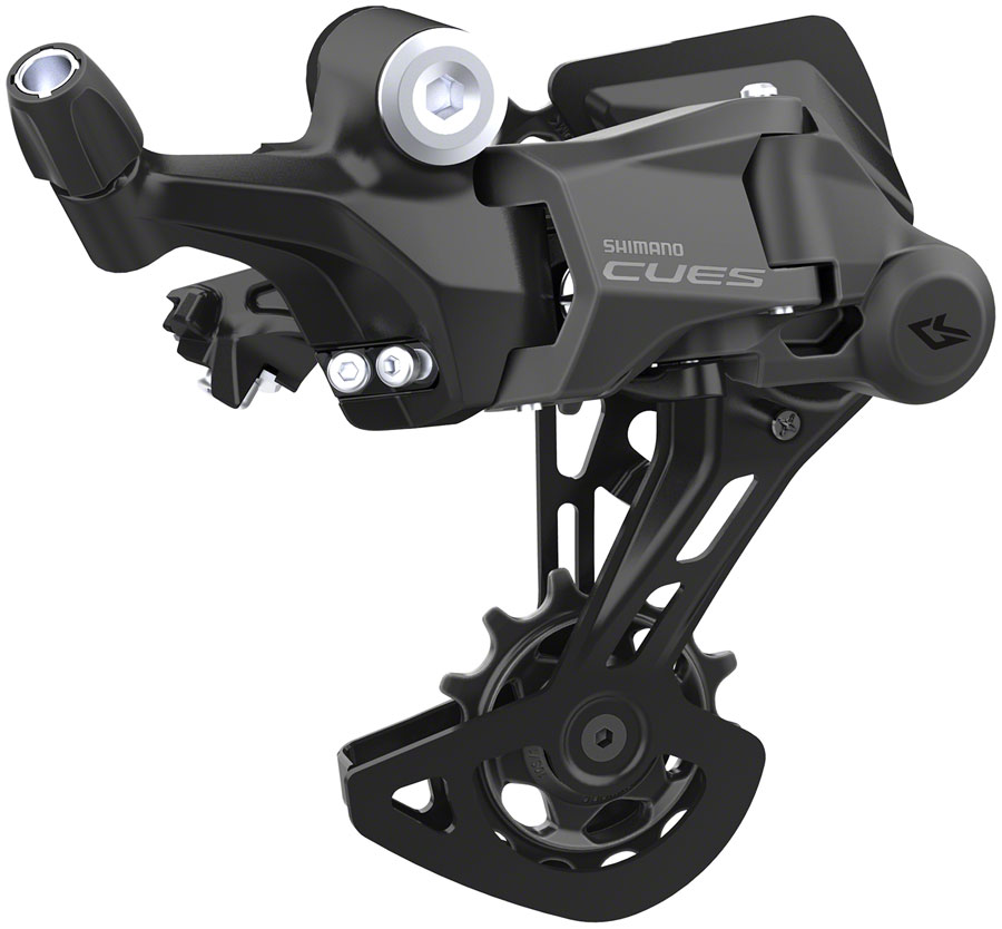 Shimano CUES RD-U4000-GS Rear Derailleur - 9-Speed, Shadow Design, Direct Attach, Medium Cage, Black
