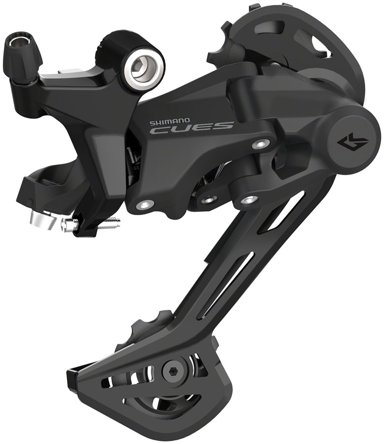 Shimano CUES RD-U4020-SGS Rear Derailleur - 9-Speed, Shadow Design, Direct Attach, Medium Cage, Black