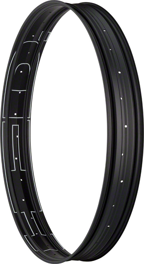 HED B.A.D Big Aluminum Deal Rim - 26" Fat, Disc, Black, 32H, Clincher