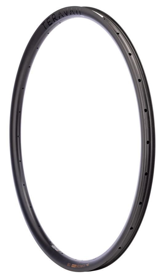 Teravail Circos Wide Gravel Rim - Rear, 32", Disc, Matte Carbon, 32H