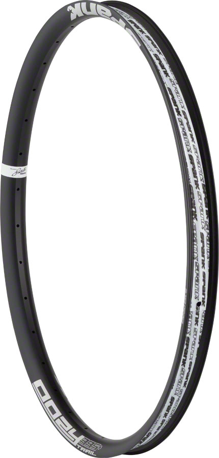 Spank Oozy Trail 395+ Rim - 27.5", Disc, Black, 32H