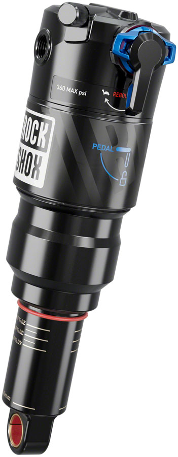 RockShox Deluxe Ultimate RCT  Rear Shock - 185 x 52.5mm, Linear XL, 4 Neg/0 Pos Tokens, Reb 55 / Comp 30, Lock Out 4, Trunnion/Std, C2