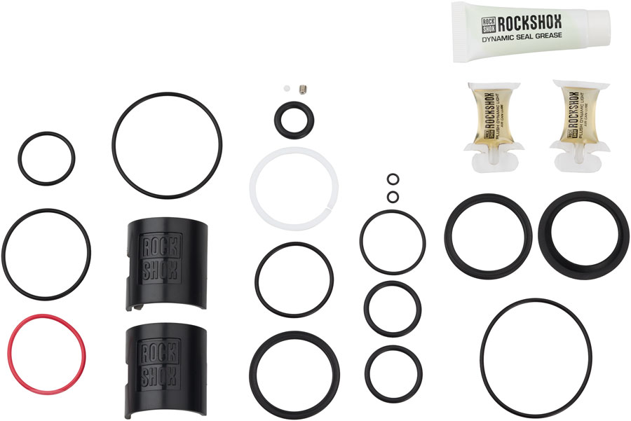 RockShox Rear Shock Service Kit - 100 Hour and 200 Hour/1 Year, Vivid (2024+) Generation-C, V2