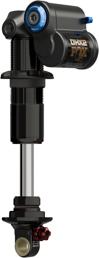 FOX DHX2 Factory Rear Shock - Trunnion Metric, 205 x 60 mm, 2-Position Lever, Hard Chromoly Damper Shaft