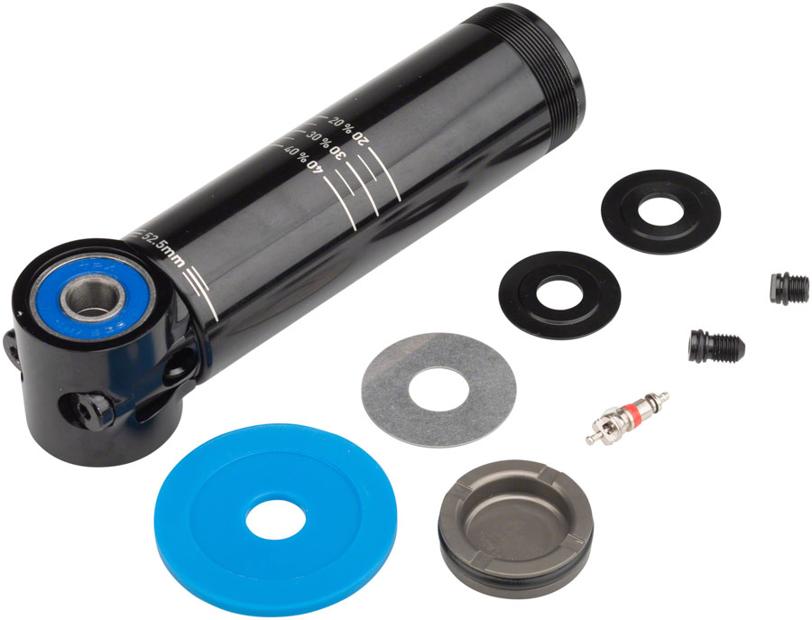 RockShox Rear Shock Damper Body IFP - Bearing Eyelet, 52.5mm stroke (55mm plus 2.5mm Travel Spacer), Deluxe (A1), Super Deluxe (A1), Fast Bl