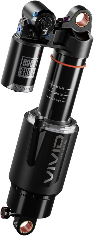 RockShox Vivid Ultimate RC2T Rear Shock - 230 x 57.5 mm, Linear XL Air, 2 Tokens, Reb 55 / Comp 34, L/O 45, Standard, D1