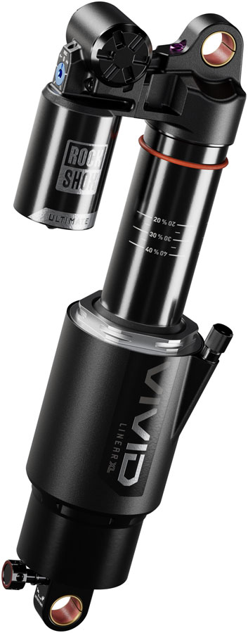 RockShox Vivid Ultimate DH RC2 Rear Shock - 250 x 75 mm, Linear XL Air, 2 Tokens, Reb 55 / Comp 34, L/O 45, Standard, D1
