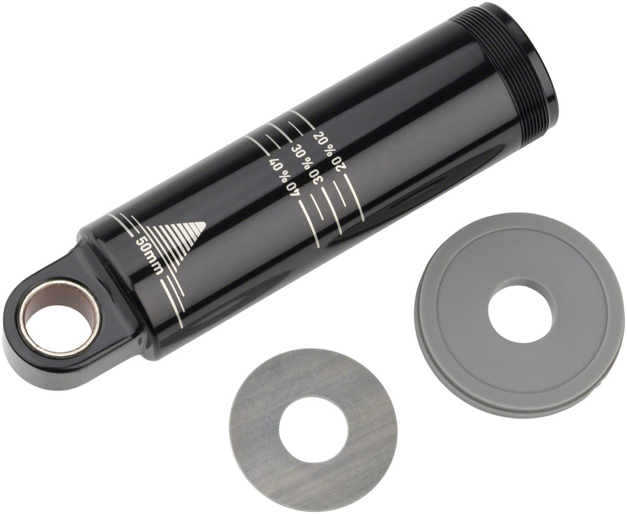 RockShox Rear Shock Damper Body - Standard Eyelet, 50mm w/ Hydraulic Bottom Out, 5mm Travel Spacer, Super Deluxe C1+ (2023+)