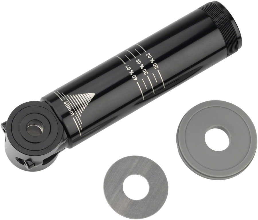 RockShox Rear Shock Damper Body - Bearing Eyelet, 60mm w/ Hydraulic Bottom Out, 5mm Travel Spacer, Super Deluxe C1+ (2023+)